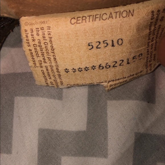 2011 Gucci shoulder bag with proof of purchase - Picture 6 of 8